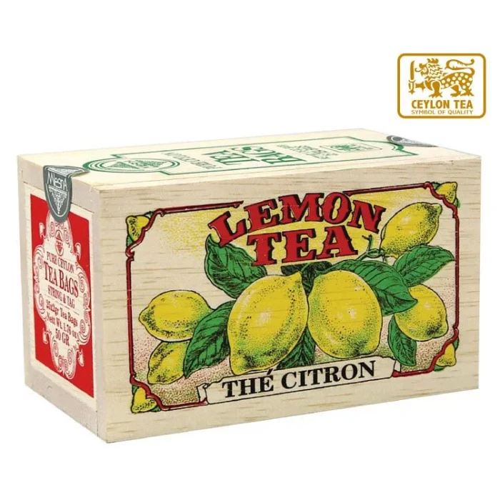 mlesna_lemon_leaf_tea_wooden_box_serendib_store Mlesna Lemon Leaf Tea Wooden Box 100g