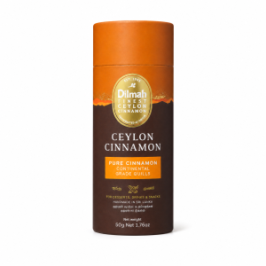Dilmah Finest Ceylon Cinnamon – Pure Cinnamon Continental Grade Quills 50g