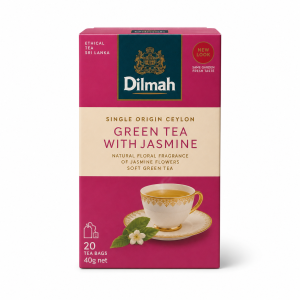 Dilmah Single Origin Ceylon Green Tea with Jasmine 20 Tea Bags (40g)